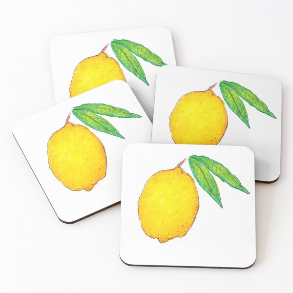 Item preview, Solo Lemon with Leaves designed and sold by RubyNick.