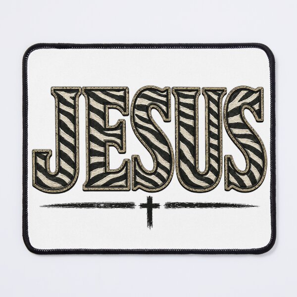 Item preview, Jesus Zebra Print Christian Design designed and sold by ButterflyHolly Resource.