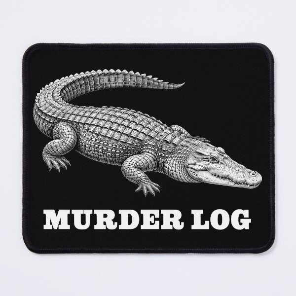 Item preview, Murder Log Alligator Dark Humor designed and sold by Victor Shadehorn.