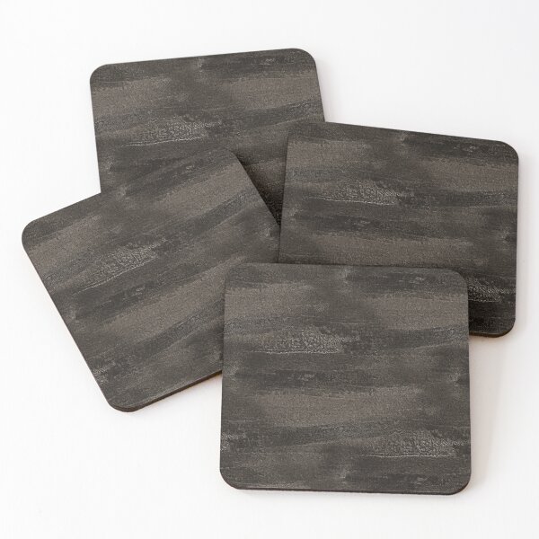 Item preview, Monochromatic Painterly Abstract Landscape in Dark Brown designed and sold by Artistestella.