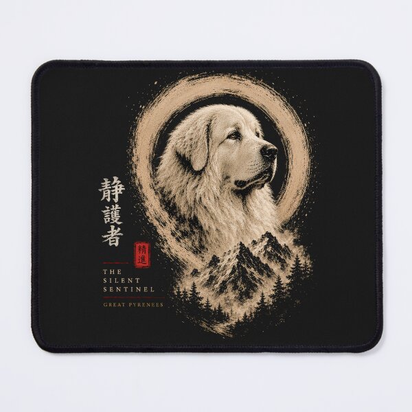 Item preview, The Silent Sentinel — Great Pyrenees | Guardians of the Enso designed and sold by Sanctum Icons.
