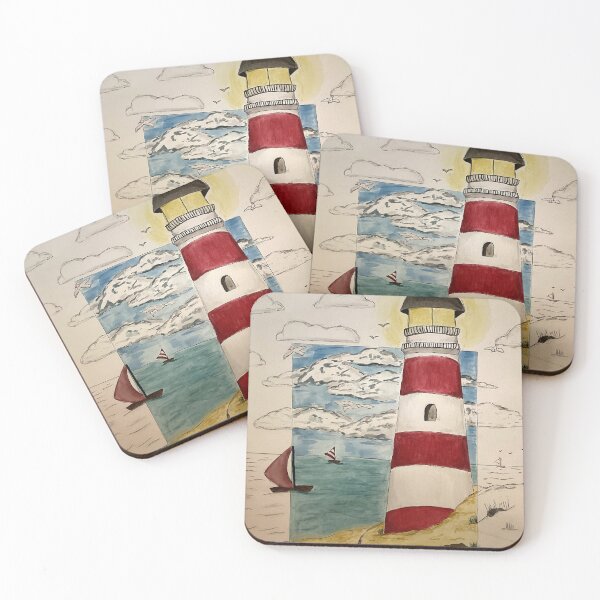 Item preview, Beyond the Border Lighthouse Landscape designed and sold by EdyJ.