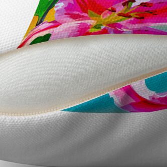 Alternate view of Tropical Floral Fantasy Floor Pillow