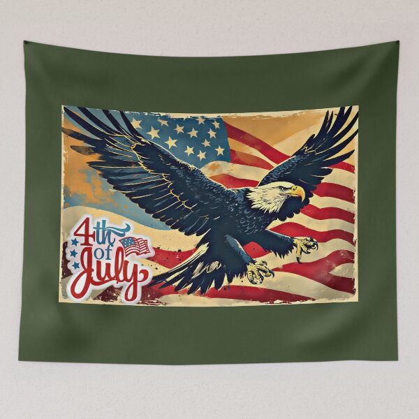 Item preview, American Eagle 4th Of July Patriotic Independence Day designed and sold by Neer arts.