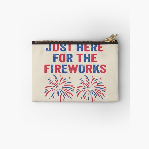 Item preview, Funny Im Just Here for The Fireworks 4th of July Couple  designed and sold by gear-posters.