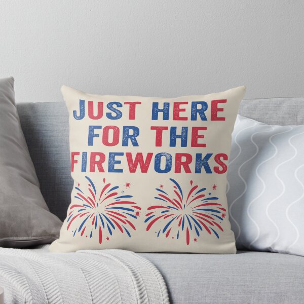 Item preview, Funny Im Just Here for The Fireworks 4th of July Couple  designed and sold by gear-posters.