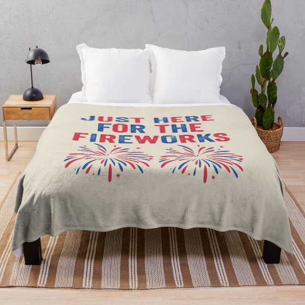 Item preview, Funny Im Just Here for The Fireworks 4th of July Couple designed and sold by gear-posters.