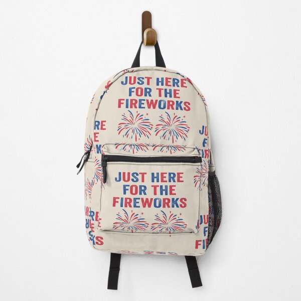Item preview, Funny Im Just Here for The Fireworks 4th of July Couple designed and sold by gear-posters.