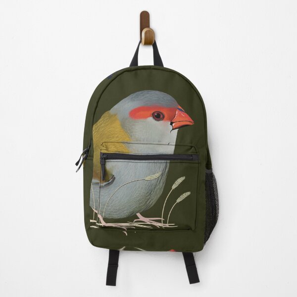 Item preview, Red browed Finch Australian Native Bird designed and sold by Karin Taylor.