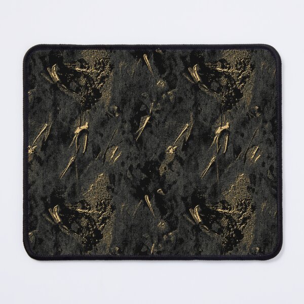 Item preview, Black Gold Metallic Texture Pattern designed and sold by Giovanna2026.