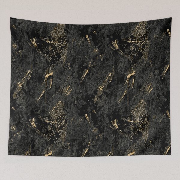 Item preview, Black Gold Metallic Texture Pattern designed and sold by Giovanna2026.