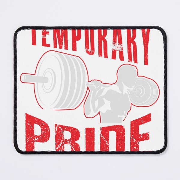 Item preview, Pain Is Temporary Pride Is Forever Gym Motivation Weightlifting Design designed and sold by toptomdesign.