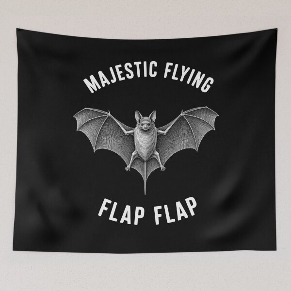 Item preview, Majestic Flying Flap Flap Bat Humor designed and sold by Victor Shadehorn.