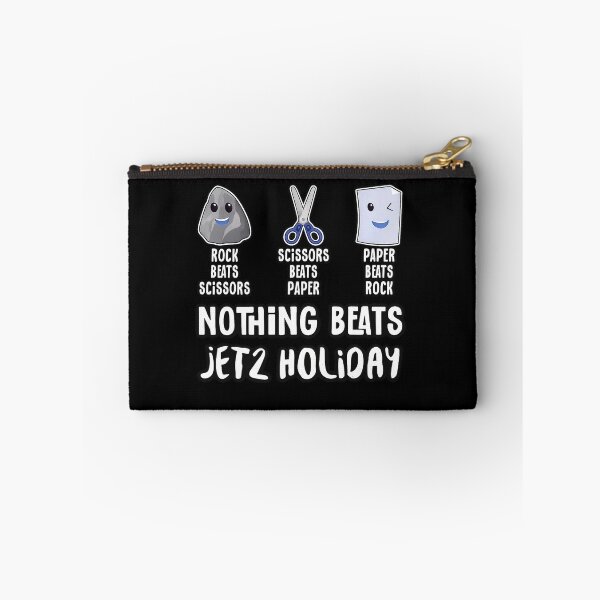 Item preview, Rock Paper Scissors Funny Jet2 Holiday T-Shirt | Vacation Humor Travel Graphic designed and sold by GarnerSupplyCo.