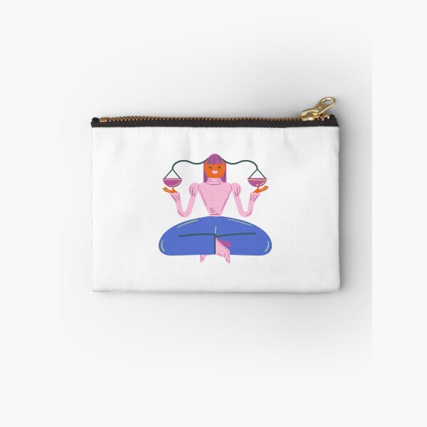 Item preview, Libra Zodiac Sign Meditation Illustration designed and sold by DailyDoodlesBySumbul.