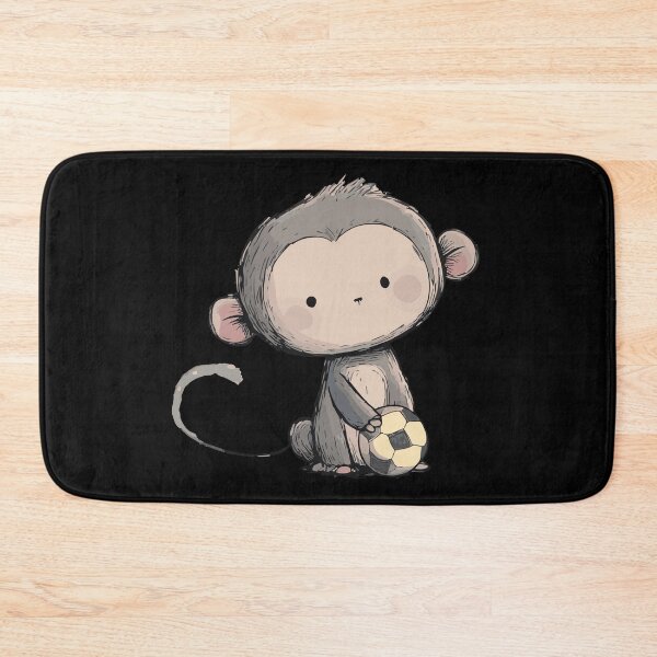 Item preview, Little Soccer Monkey Sketch designed and sold by ClubVacay.