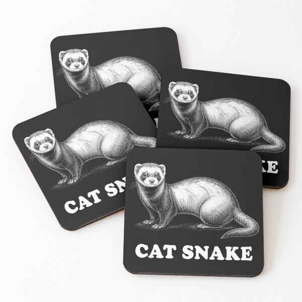 Item preview, Cat Snake Ferret Mislabel Humor designed and sold by Victor Shadehorn.