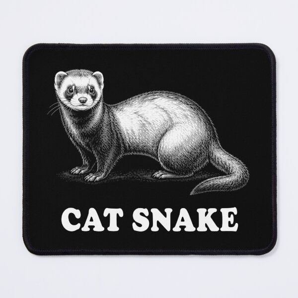 Item preview, Cat Snake Ferret Mislabel Humor designed and sold by Victor Shadehorn.
