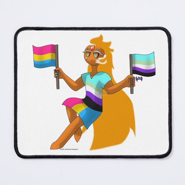 Item preview, CookieRun Pride Month Day 21: Wildfire Cookie designed and sold by DarkDragonDeception - Claudia.