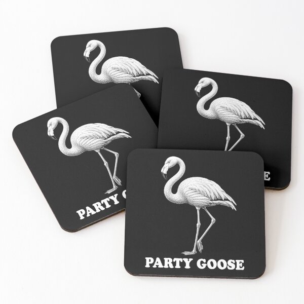 Item preview, Party Goose Flamingo Mislabel Humor designed and sold by Victor Shadehorn.