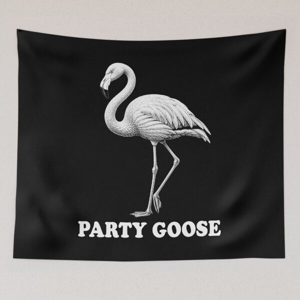 Item preview, Party Goose Flamingo Mislabel Humor designed and sold by Victor Shadehorn.