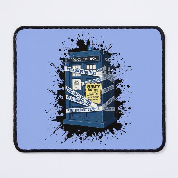 Item preview, Police Box gets Parking Ticket Tee-Shirt designed and sold by TheThriftyBrit.