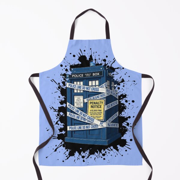 Item preview, Police Box gets Parking Ticket Tee-Shirt designed and sold by TheThriftyBrit.