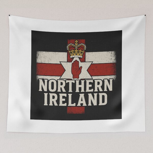 Item preview, Northern Ireland Flag – Ulster Banner Vintage Pride Design designed and sold by GarnerSupplyCo.