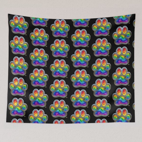 Item preview, Colorful Puppy Paw designed and sold by PupRock.