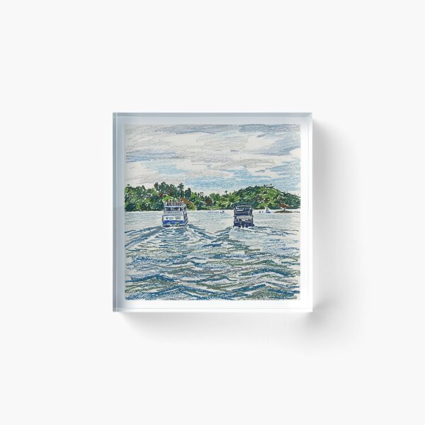Item preview, Boat trip on calm waters designed and sold by CristianCEB.