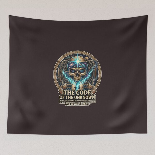 Item preview, Cosmic Galaxy Skull Soccer Crest The Code of the Unknown designed and sold by Dream Weave Studio.