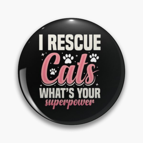 Item preview, Cat Rescuer Superpower Tee – Funny Cat Lover Gift Shirt designed and sold by LunaCat Studio.