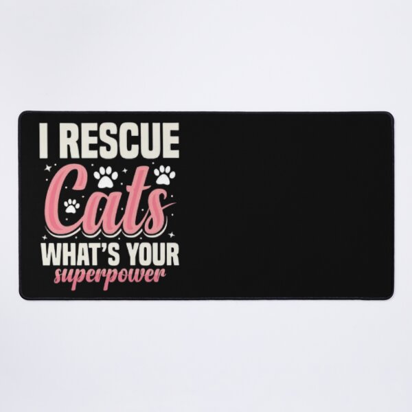 Item preview, Cat Rescuer Superpower Tee – Funny Cat Lover Gift Shirt designed and sold by LunaCat Studio.