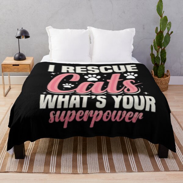 Item preview, Cat Rescuer Superpower Tee – Funny Cat Lover Gift Shirt designed and sold by LunaCat Studio.