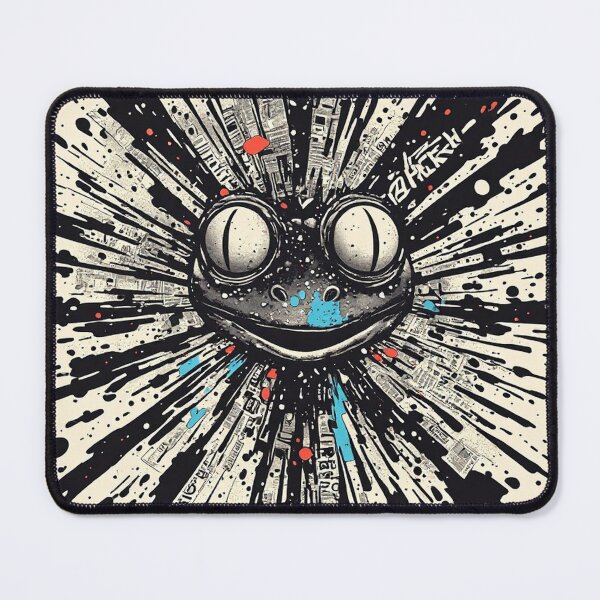 Item preview, Crazy Ink Explosion Face - Grunge Comic Art Print designed and sold by MdfkSyndicate.