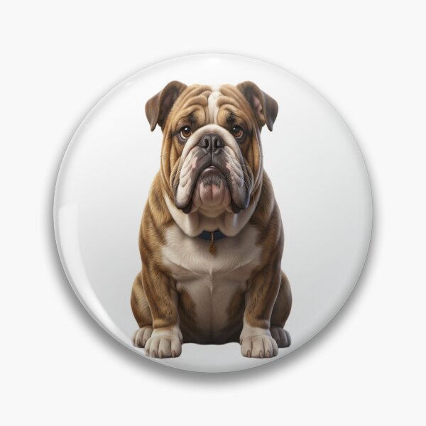 Item preview, Pixar Style English Bulldog Art Print designed and sold by moah1975.
