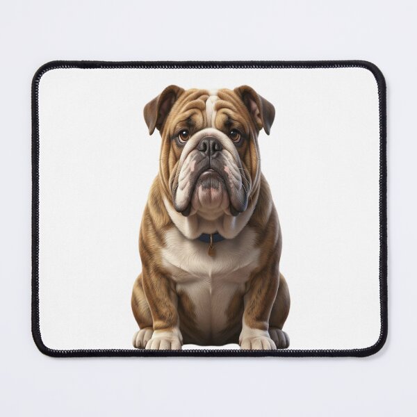 Item preview, Pixar Style English Bulldog Art Print designed and sold by moah1975.