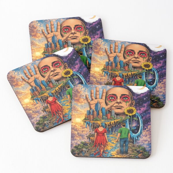 Item preview, Surreal Mind Melting Cityscape Art designed and sold by ATMAS SHOP.