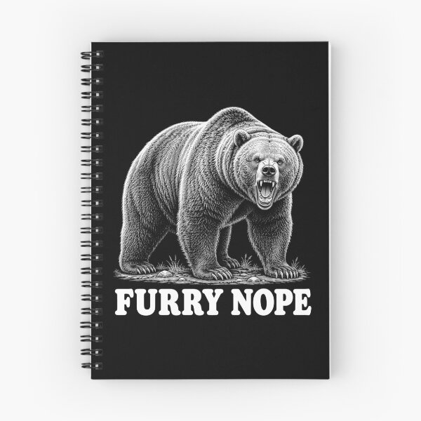 Item preview, Furry Nope Grizzly Bear Humor designed and sold by Victor Shadehorn.
