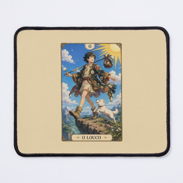 Item preview, Tarot card the fool (o Louco) in anime style designed and sold by ProjecTees.