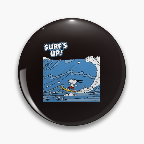 Item preview, Cartoon Dog Riding Ocean Wave Vacation designed and sold by SATA-9TALA.