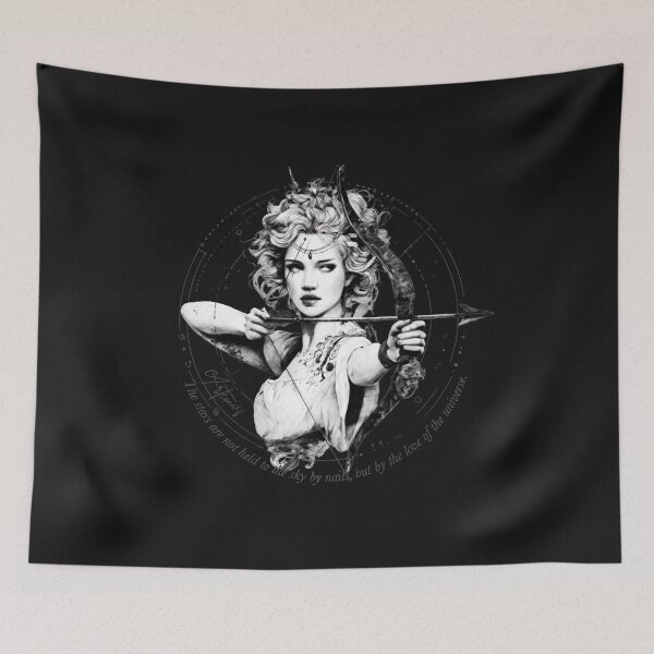 Item preview, Archer Woman Celestial Zodiac Sketch  designed and sold by AnthorCenteno.
