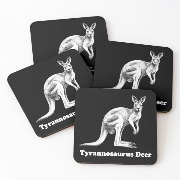 Item preview, Tyrannosaurus Deer Kangaroo Humor designed and sold by Victor Shadehorn.