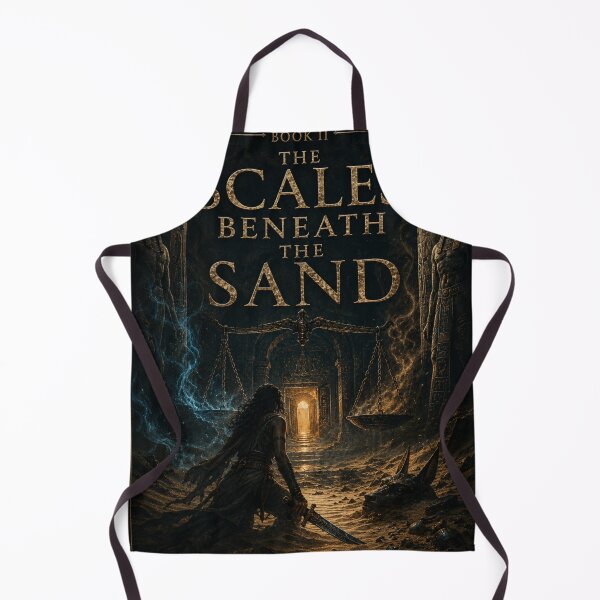 Item preview, The Scales Beneath the Sand Book Cover | Egyptian Mythology Fantasy Art Print designed and sold by Element Horizon Studio.
