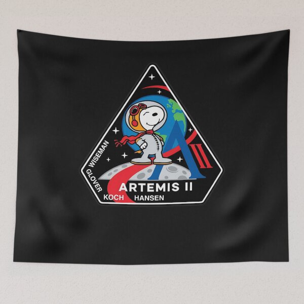 Item preview, Space Mission Beagle Astronaut Patch Style designed and sold by AnthorCenteno.