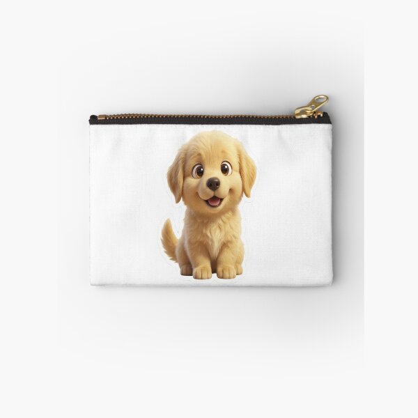 Item preview, Pixar Style Golden Retriever Puppy Art Print designed and sold by moah1975.