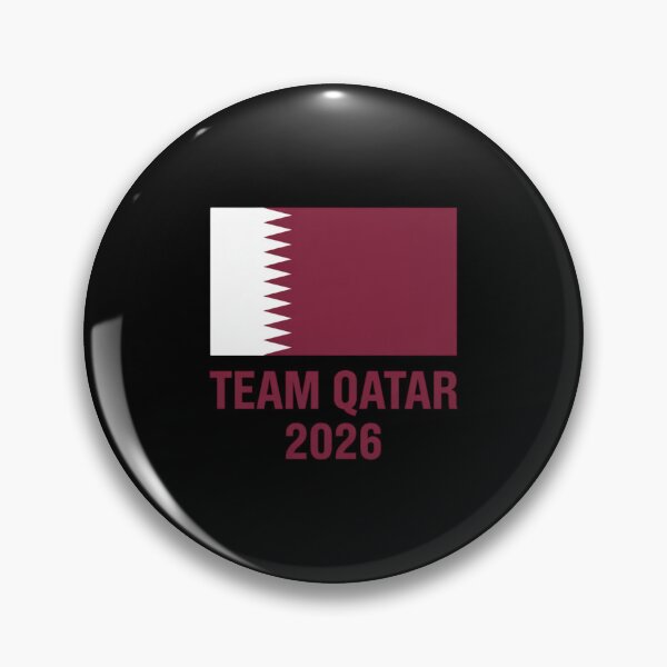 Item preview, Team Qatar 2026 | Qatar Flag Football Soccer Fan T-Shirt V2 designed and sold by DBWStudios.