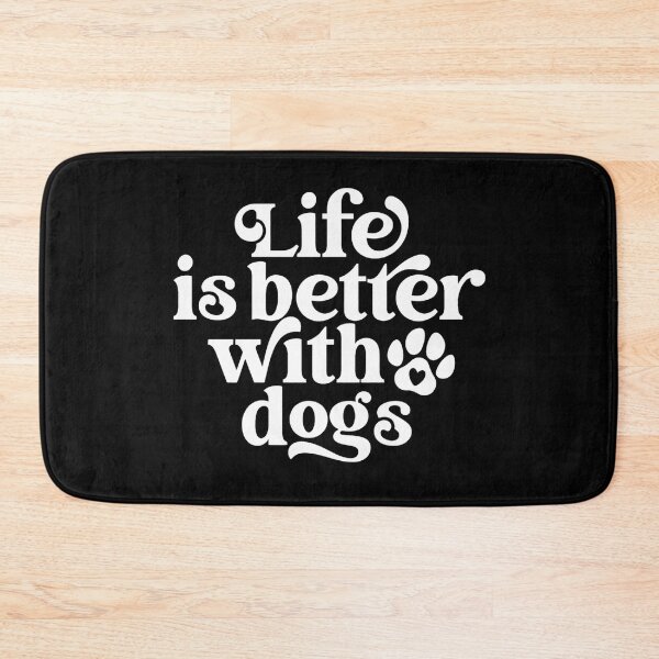 Item preview, Life Is Better With Dogs | Dog Lover Typography Quote  designed and sold by VividMorphk.