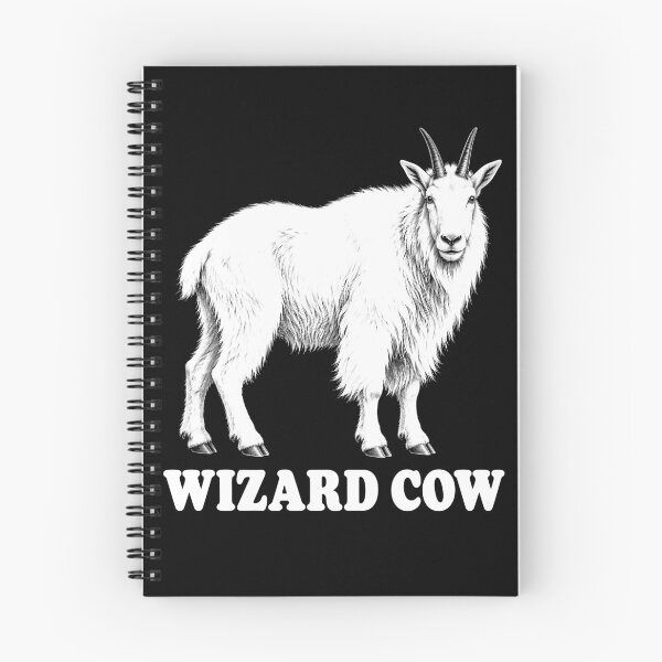 Item preview, Wizard Cow Goat Mislabel Humor designed and sold by Victor Shadehorn.