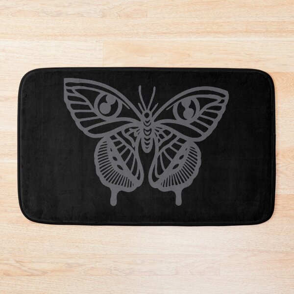 Item preview, Cyber Aesthetic Neon Gray Mystic Moth designed and sold by Ideniquo.